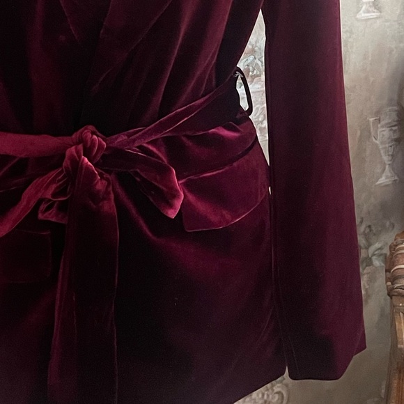 INC VELVET WRAP JACKET NWT - Picture 3 of 5